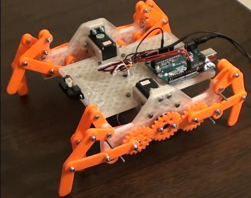 【Arduino 动手做】Klann Linkage：3D 打印步行机器人图3