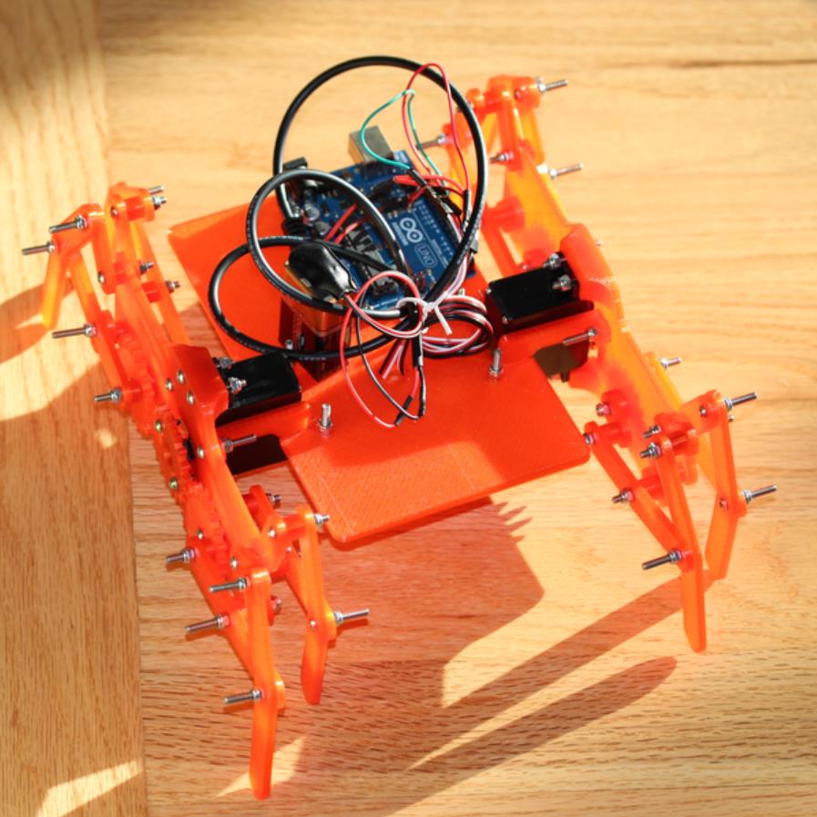 【Arduino 动手做】Klann Linkage：3D 打印步行机器人图2