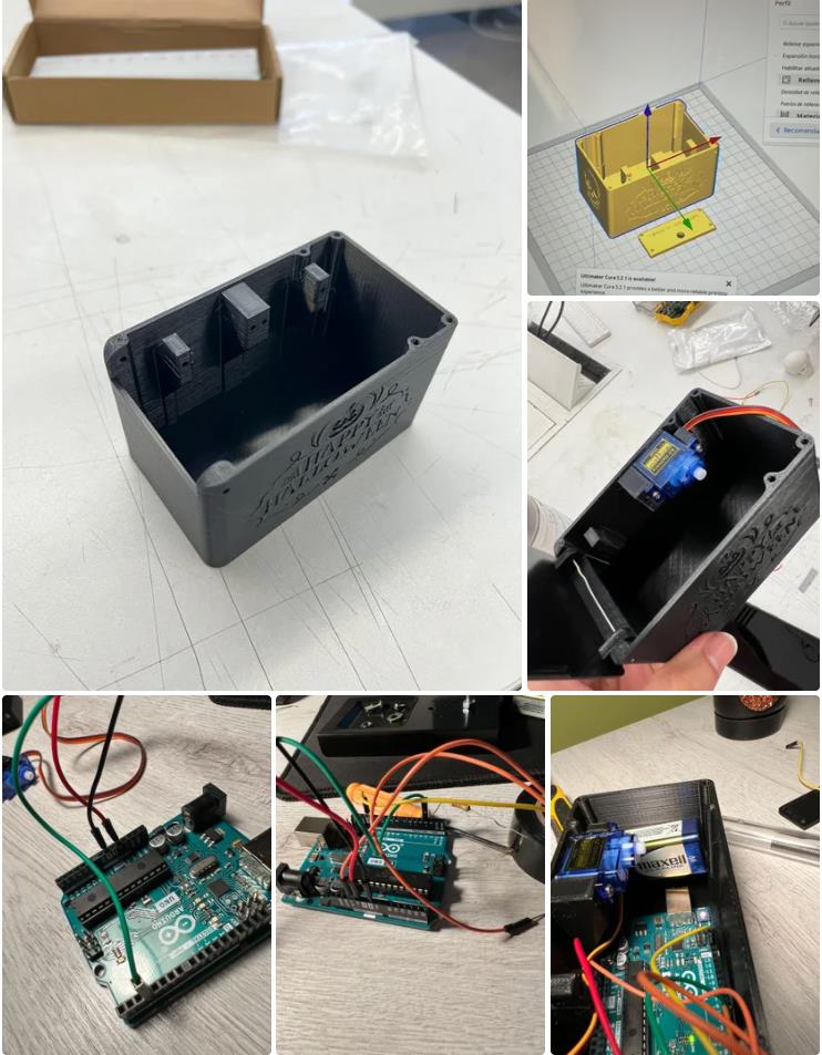 【Arduino 动手做】融入了万圣节主题的可怕无用盒子图2