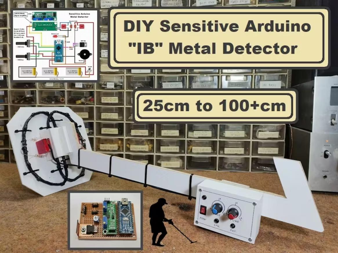 【Arduino 动手做】DIY 灵敏 Arduino IB 金属探测器图1