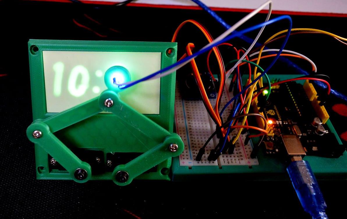 【Arduino 动手做】我使用 Arduino UNO 创建了一个绘图时钟图3