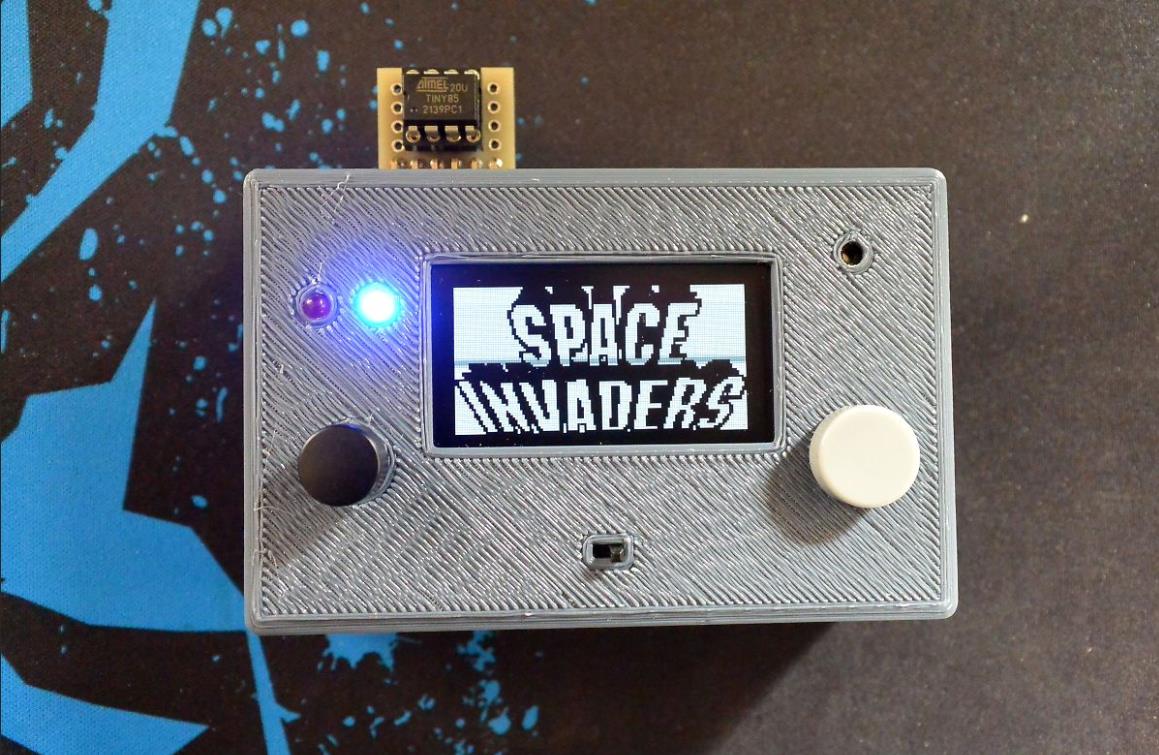 【Arduino 动手做】一个在 ATTiny85 上运行的复古游戏机图6