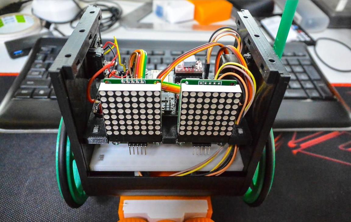 【Arduino 动手做】我在 B-Robot RC 上添加了点阵 LED 眼睛图4