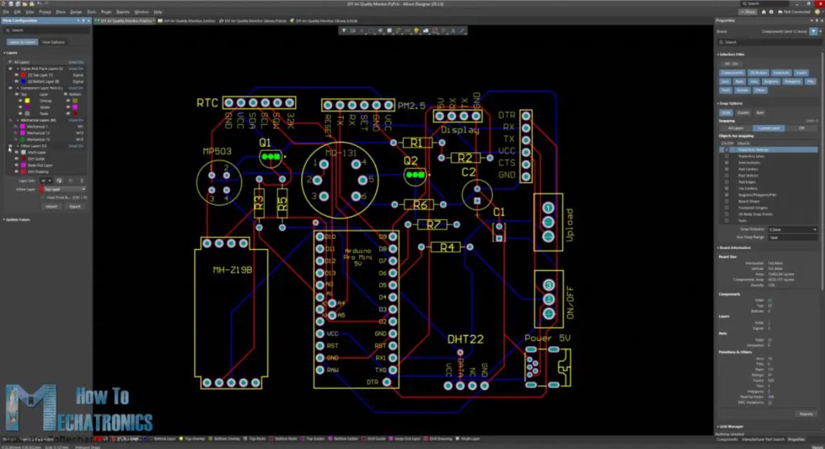 【Arduino 动手做】PM2.5、CO2、VOC、臭氧、温度和湿度仪表图12