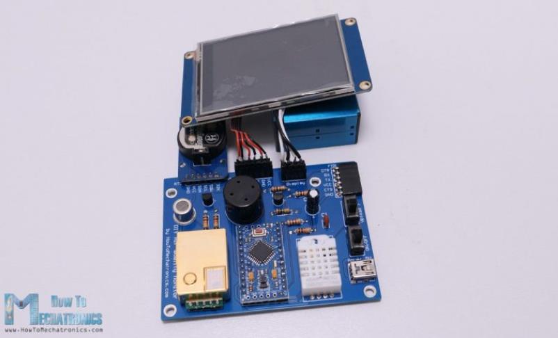 【Arduino 动手做】PM2.5、CO2、VOC、臭氧、温度和湿度仪表图16