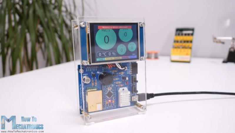 【Arduino 动手做】PM2.5、CO2、VOC、臭氧、温度和湿度仪表图3