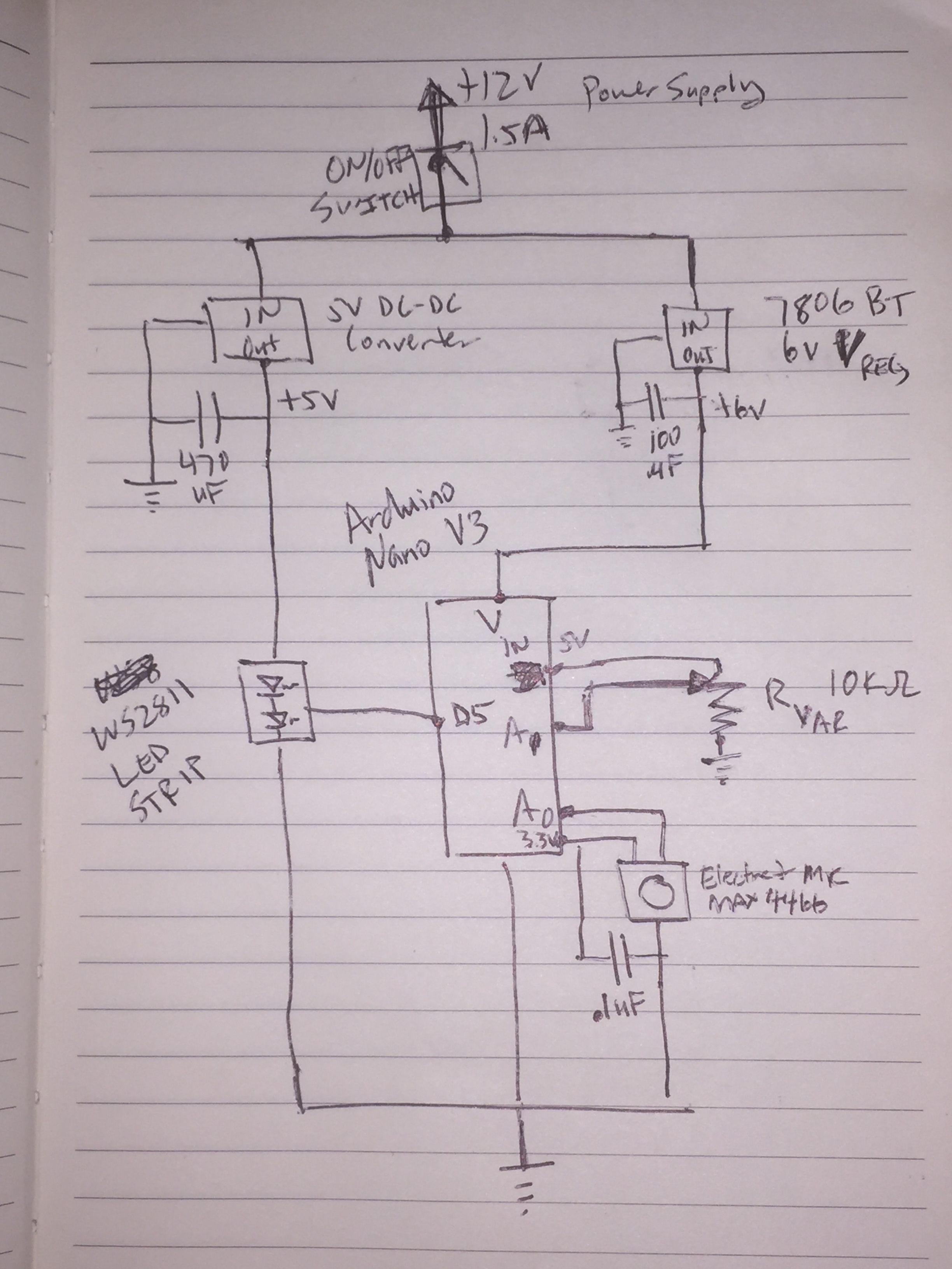 【Arduino 动手做】使用Max4466的音乐互动LED灯带图2