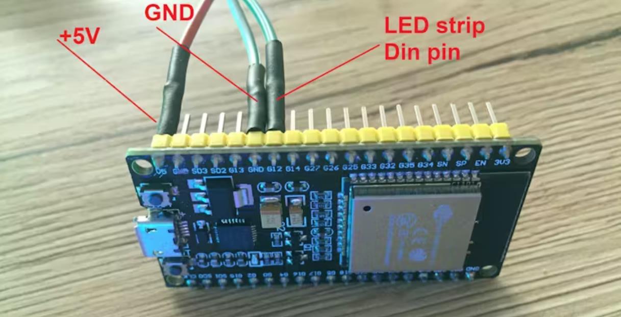 【Arduino 动手做】使用 ESP32 实现互联网控制的 LED 灯带图3