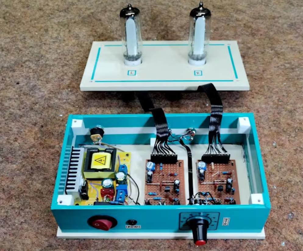 【Arduino 动手做】如何制作 EM84 （6E2） 真空管立体 VU 表图3