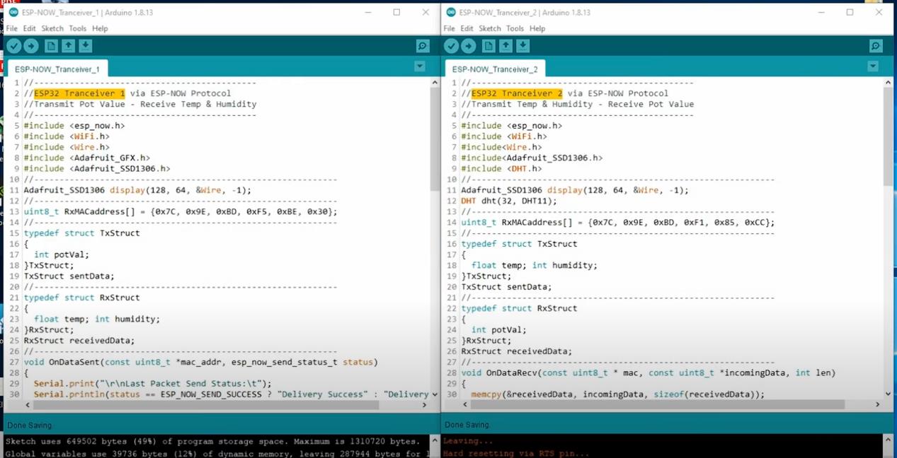 【Arduino 动手做】通过 ESP-NOW 实现 ESP32 到 ESP32 双工通信图3