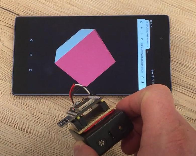 【Arduino 动手做】ESP32 + MPU9250:3D 方向可视化图3