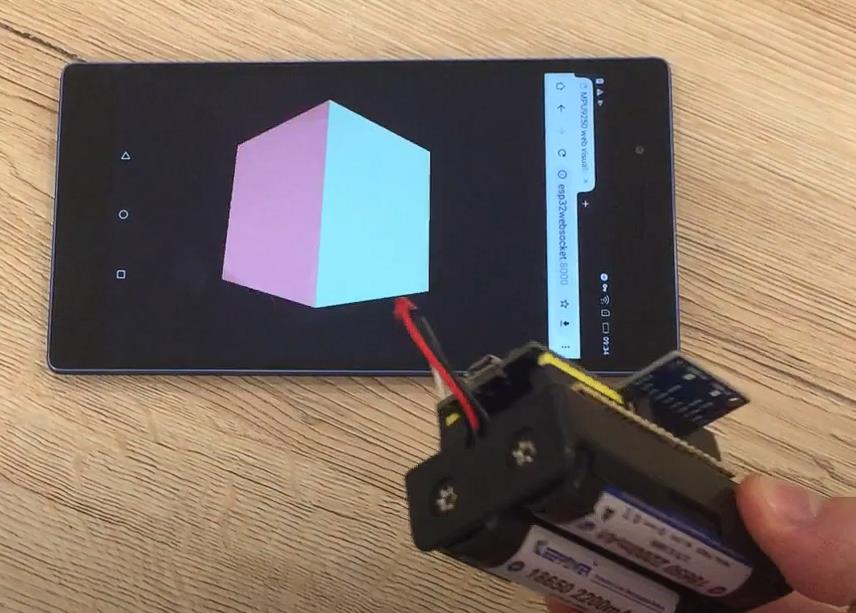 【Arduino 动手做】ESP32 + MPU9250:3D 方向可视化图5