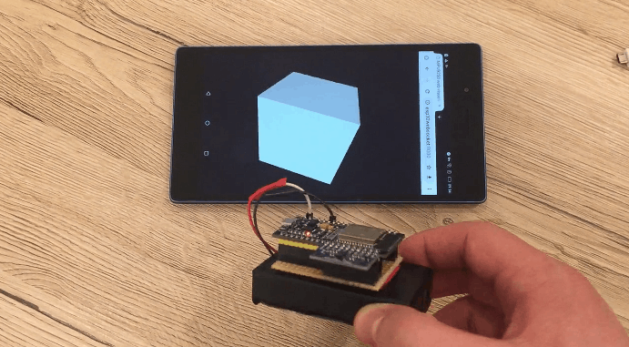 【Arduino 动手做】ESP32 + MPU9250：3D 方向可视化图1