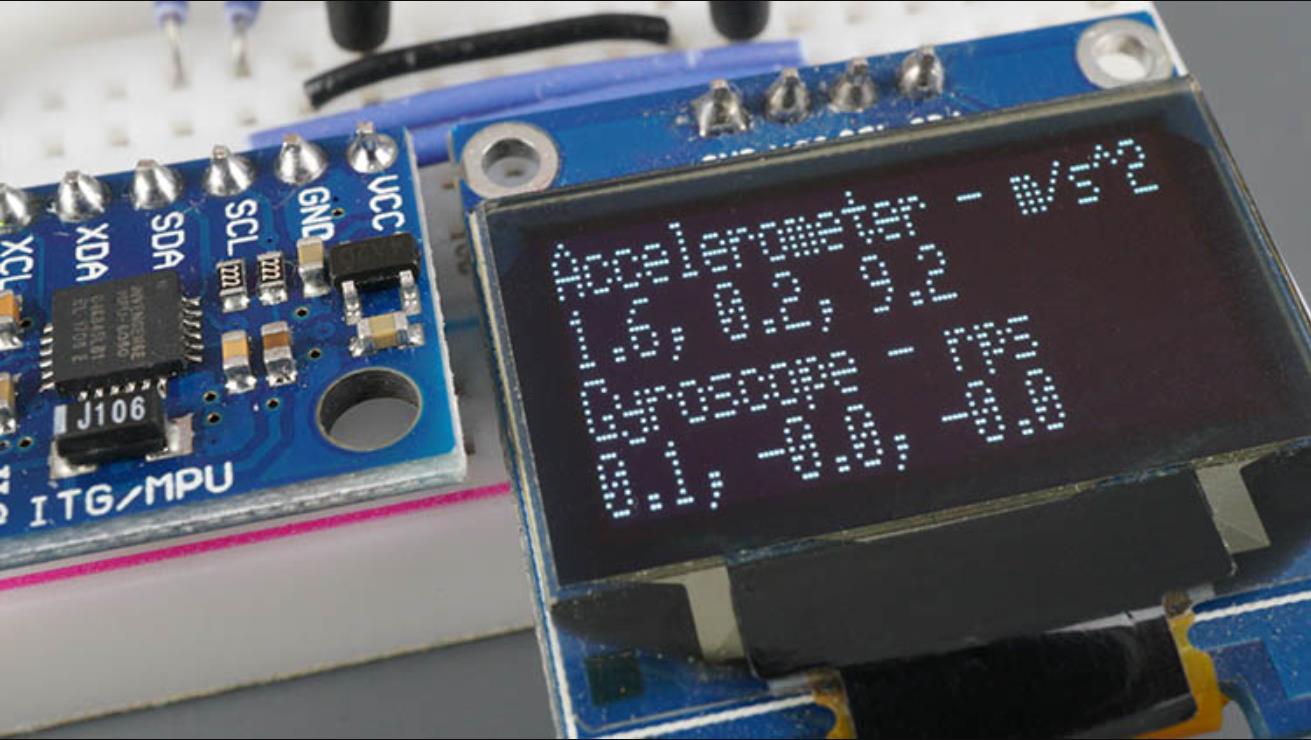 【Arduino 动手做】SEP32获取MPU-6050陀螺加速度和温度数值图5