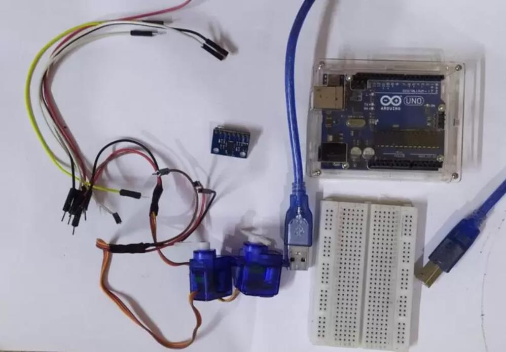 【Arduino 动手做】使用 Arduino 和 MPU 6050 的云台支架图3