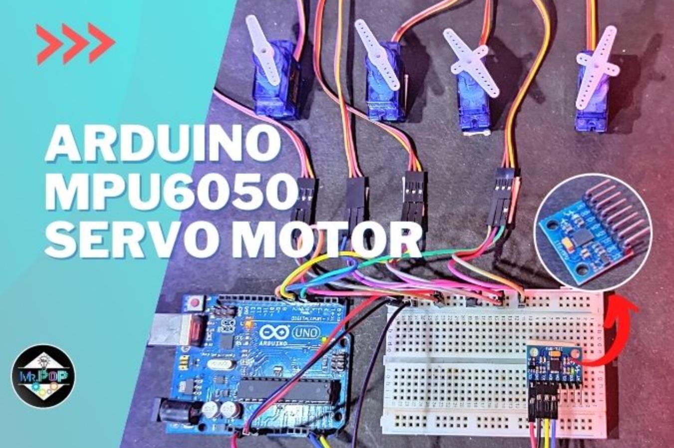 【Arduino 动手做】Arduino MPU6050传感器控制伺服电机图2