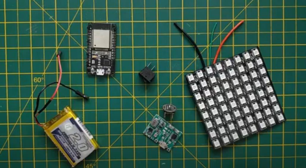 【Arduino 动手做】ESP32 带有 INMP441 的 WS2812B 矩阵图3