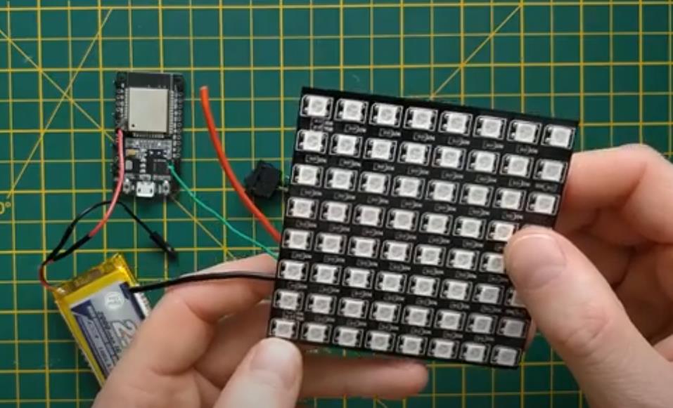【Arduino 动手做】ESP32 带有 INMP441 的 WS2812B 矩阵图4