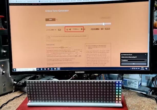 【Arduino 动手做】8x32 矩阵上的Arduino FFT音频频谱分析仪图6