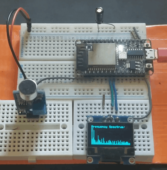 【Arduino 动手做】ESP32显示FFT波以识别音素、音符、节奏图1
