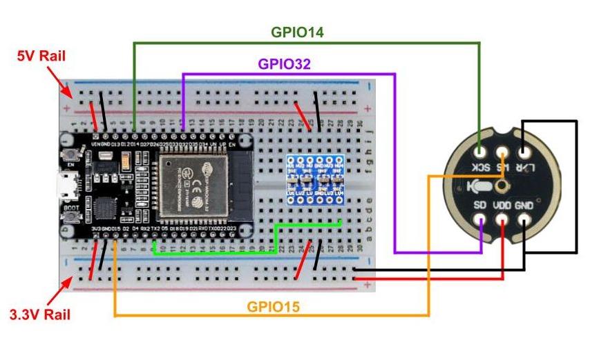 【Arduino 动手做】WLED：模拟麦克风与数字麦克风的比较图3