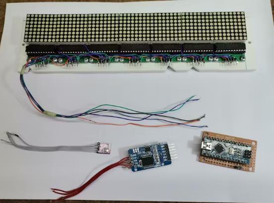 【Arduino 动手做】Arduino 矩阵滚动气象站和带 BME 的时钟图3