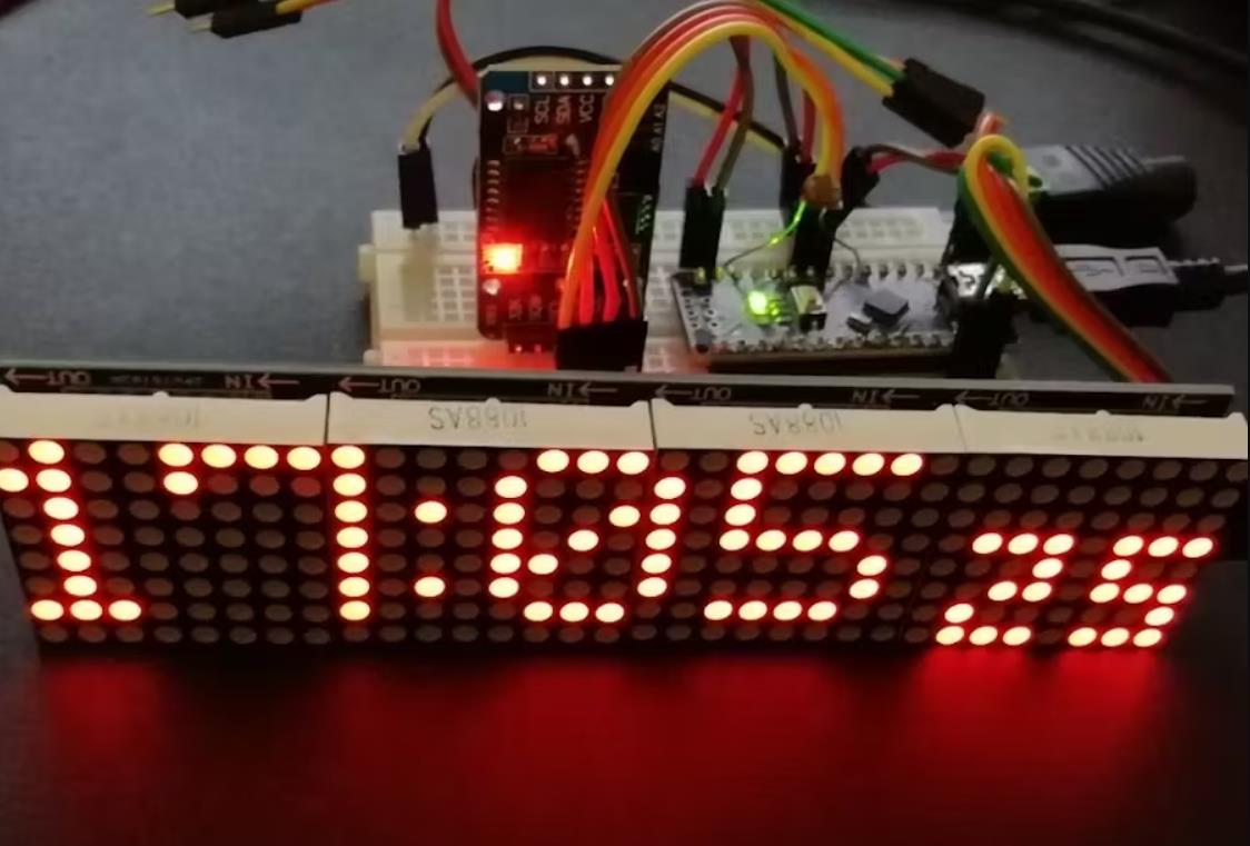 【Arduino 动手做】带 4x64 LED 矩阵的 Arduino Nano Clock （新...图3