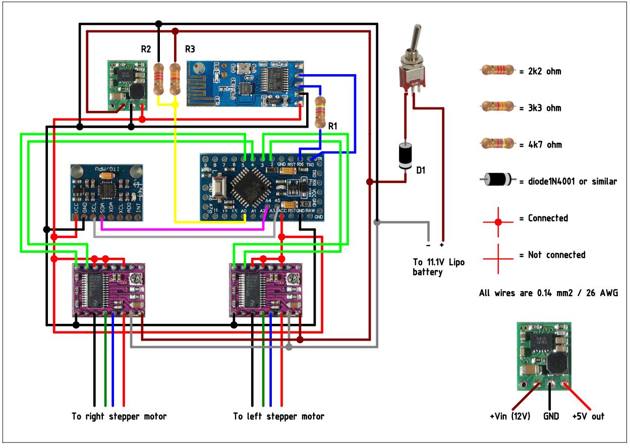 【Arduino 动手做】YABR:一款使用步进电机的自平衡机器人图3