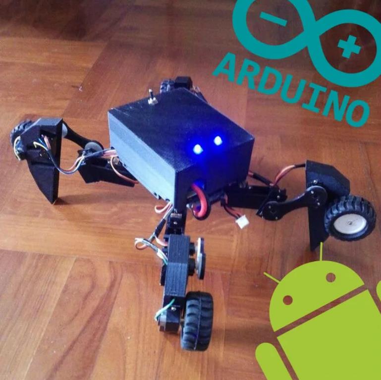 【Arduino 动手做】Spiderbot：3D 打印的“变形金刚”机器人图2