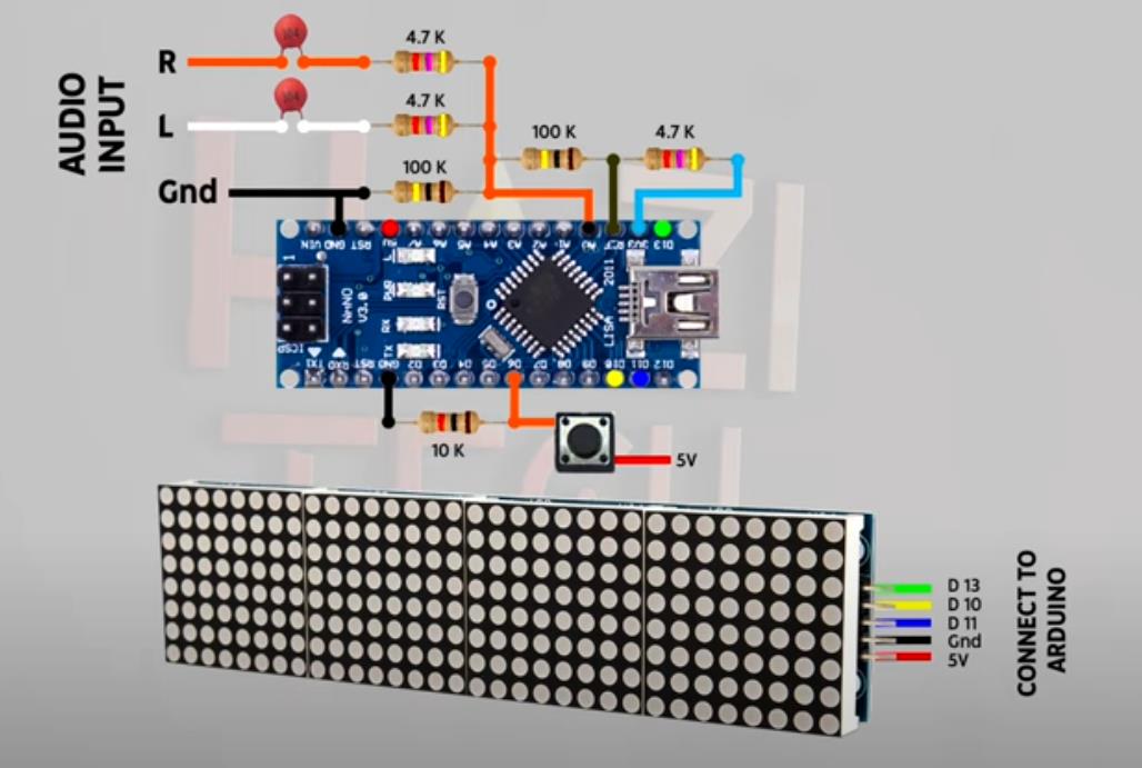 【Arduino 动手做】32 频段 LED 音频频谱分析仪 MAX 7219图3