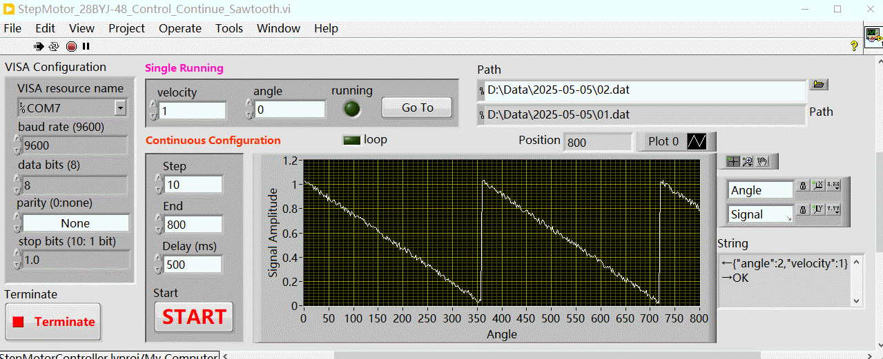 【LattePanda Mu 开发套件】步进电机的 LabVIEW 控制上位机图2