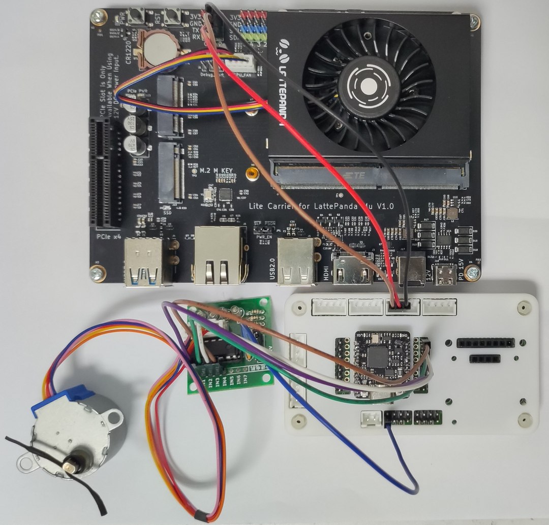 【LattePanda Mu 开发套件】步进电机的 LabVIEW 控制上位机图2