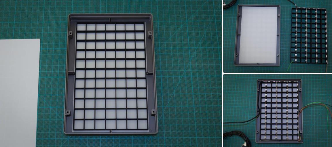 【Arduino 动手做】 LGCv2：使用 LED 灯条的 7x11 LED 矩阵时钟图3