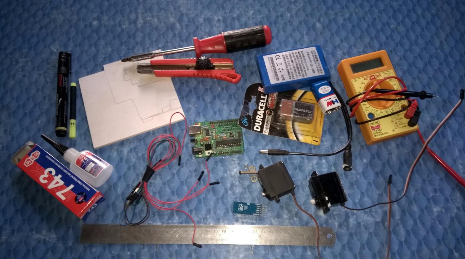 【Arduino 动手做】使用舵机的 PVC 人形机器人图3