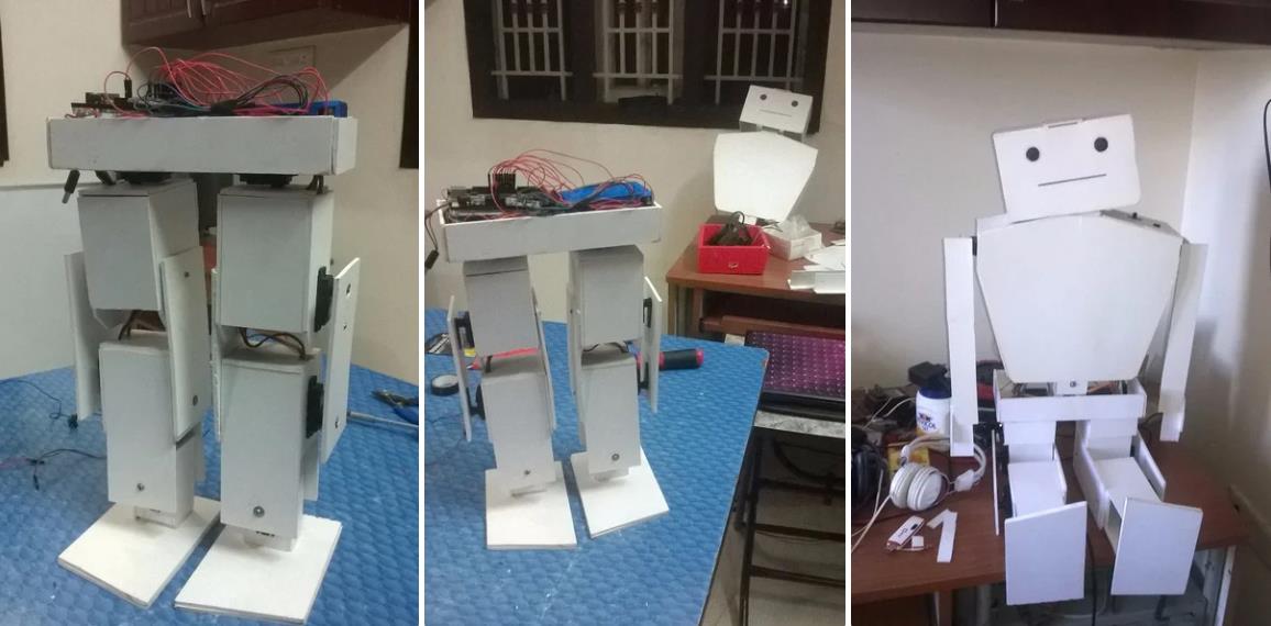 【Arduino 动手做】使用舵机的 PVC 人形机器人图2