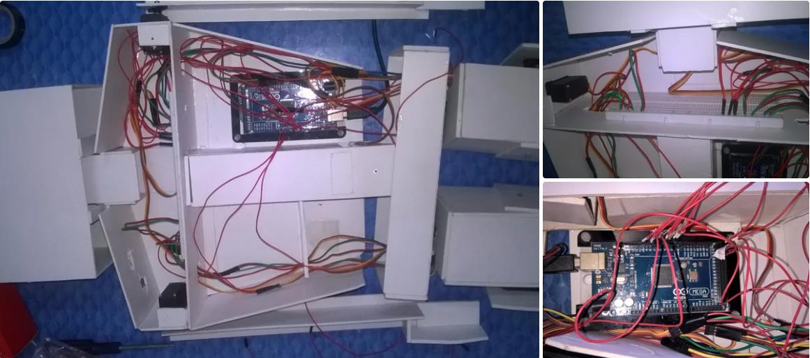 【Arduino 动手做】使用舵机的 PVC 人形机器人图3
