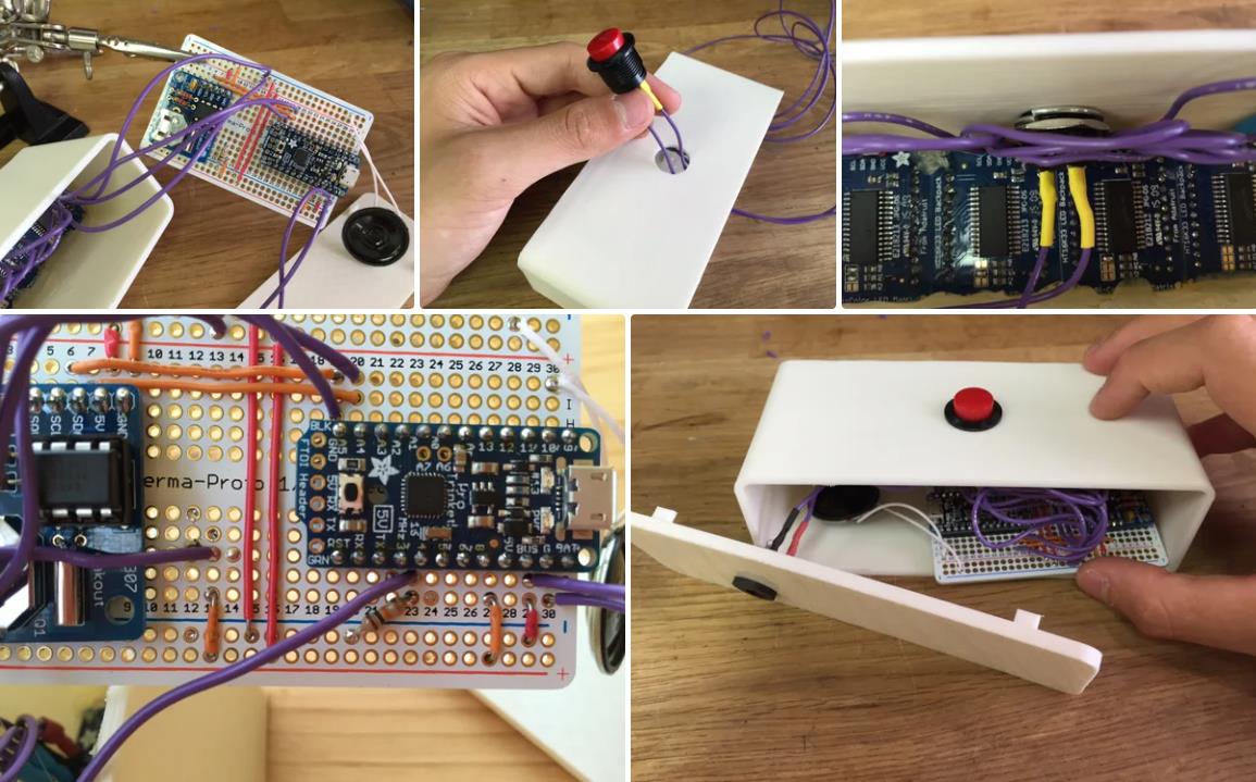 【Arduino 动手做】Space Invaders：太空侵略者动画时钟图8