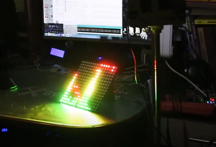 【Arduino 动手做】矩阵 16X16 图形音频频谱分析仪图3