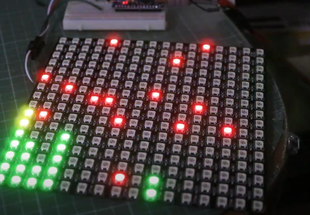 【Arduino 动手做】矩阵 16X16 图形音频频谱分析仪图8