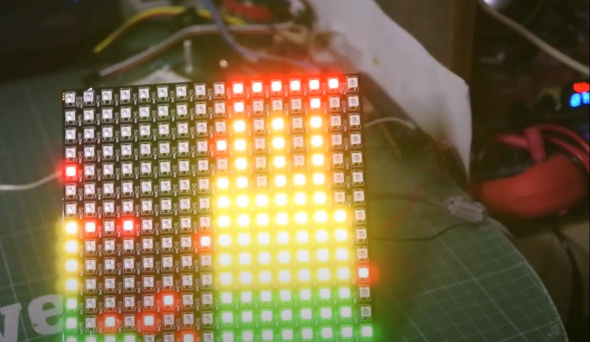 【Arduino 动手做】矩阵 16X16 图形音频频谱分析仪图2