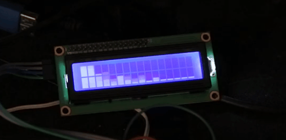 【Arduino 动手做】显示器 1602 屏幕图形音频频谱分析仪图2