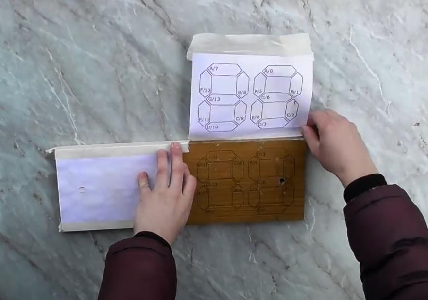 【Arduino 动手做】3D打印的 7 段数字大时钟图2