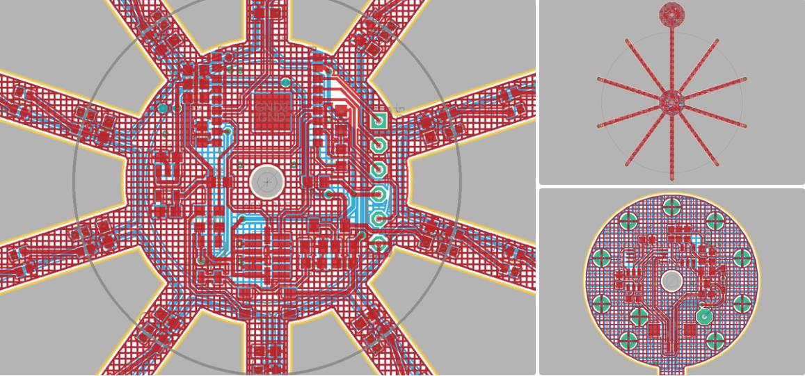 【Arduino 动手做】FLEXBALL - 带 WiFi 的百像素柔性 PCB 球图3