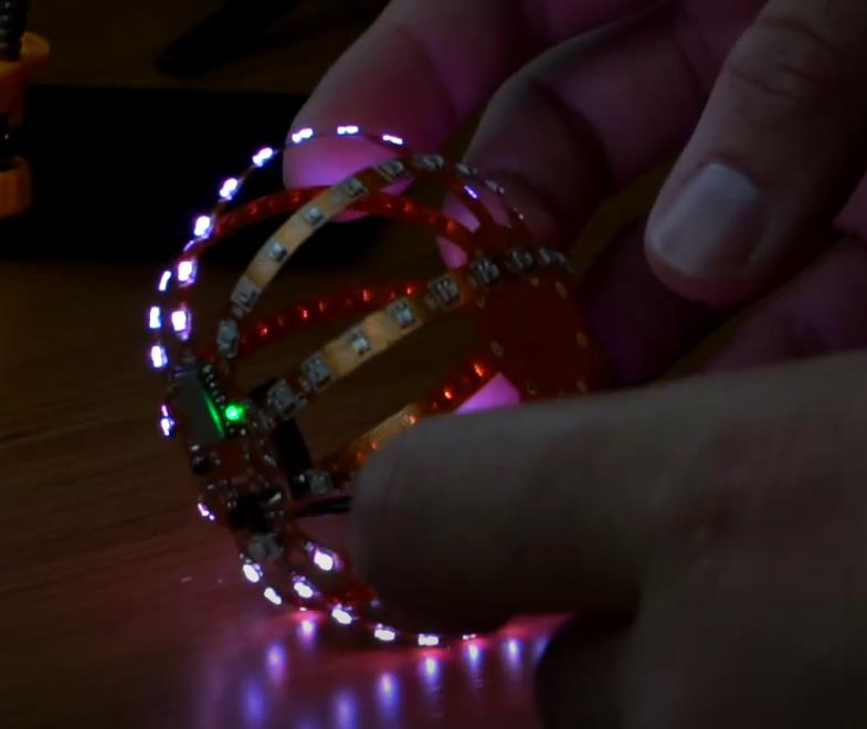 【Arduino 动手做】FLEXBALL - 带 WiFi 的百像素柔性 PCB 球图10