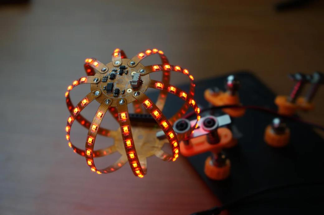 【Arduino 动手做】FLEXBALL - 带 WiFi 的百像素柔性 PCB 球图2