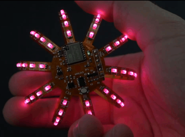 【Arduino 动手做】FLEXBALL - 带 WiFi 的百像素柔性 PCB 球图1