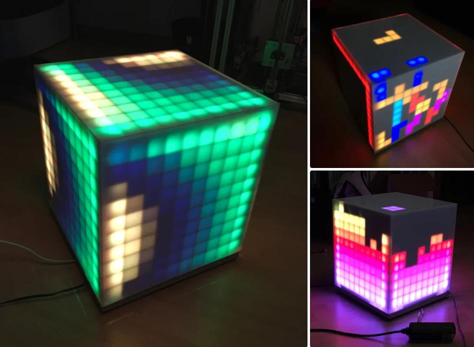 【Arduino 动手做】100颗WS2812 LED 构建了一个 10x10 LED 魔方图3