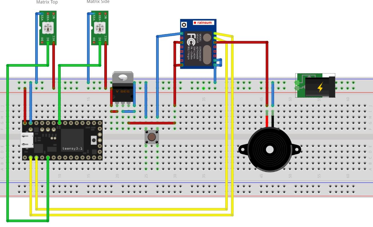 【Arduino 动手做】100颗WS2812 LED 构建了一个 10x10 LED 魔方图7