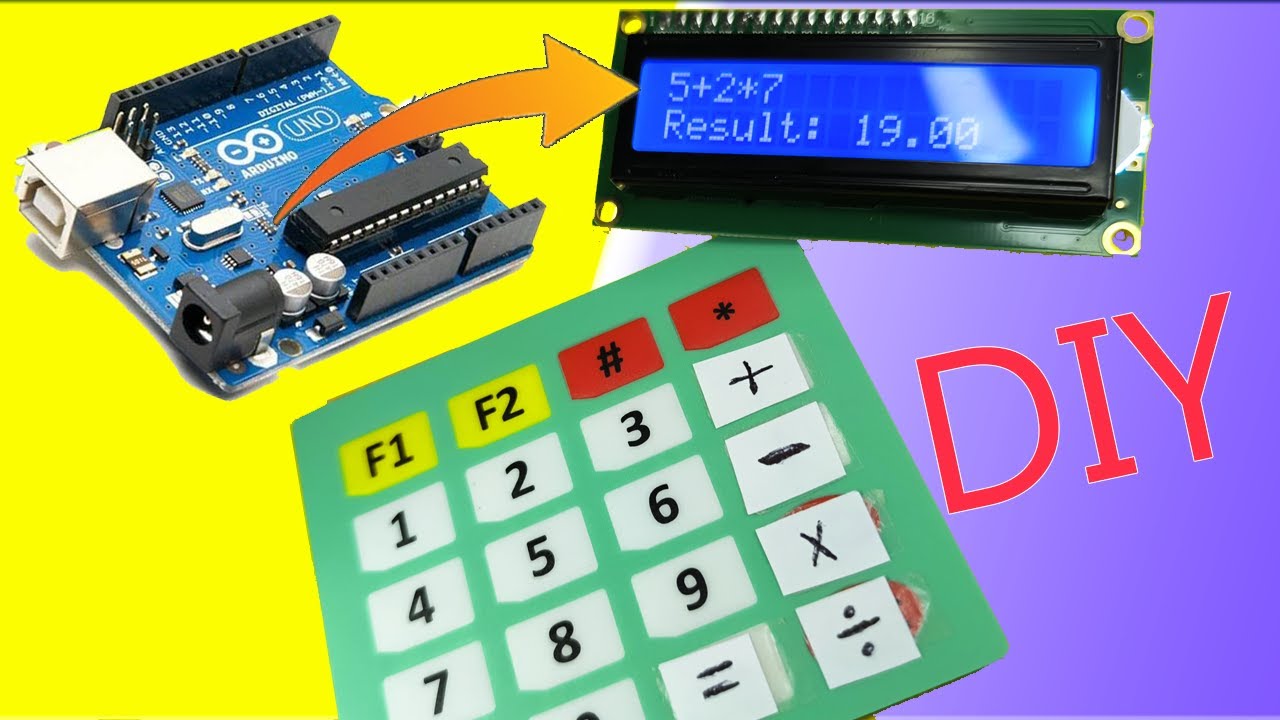 用ARDUINO UNO作为控制器制作的四则运算计算器图2
