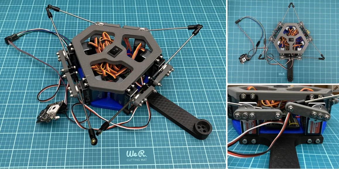 【Arduino 动手做】全向旋转和平移的六轴球平衡机器人图14